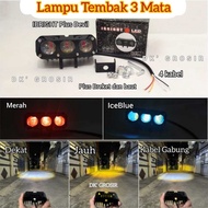 MATA Latest IBRIGHT Plus 3-Eye Spotlight premium Waterproof full AluminumDEVIL and Twilight CS1070