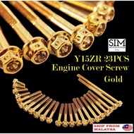 Engine Cover Casing Screw Set / Y15ZR FZ150-V3 EX5 RS150R YAMAHA FZ Y15 CLUTCH MAGNET NUT BOLT ENJIN