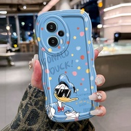 HP Phone Case For Xiaomi POCO F5 POCO F6 5G POCO F4 POCO F4 GT Case Donald Duck Softcase Cartoon Wav