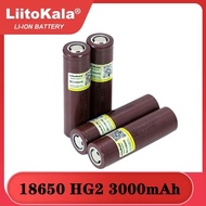 LiitoKala 100% Original Brand New Battery 18650 HG2 3000mAh 20A (1 pcs)