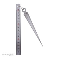JoJo Stainless Steel Taper Welding Gauge Test Welding Taper Gap Gauge Depth Ruler