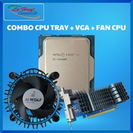 Combo Gear Computer CPU I5-14400F Tray + AI-WOLF SOCKET 1700 CPU Fan + VGA ASUS GT710-SL-2GD5 BRK EV
