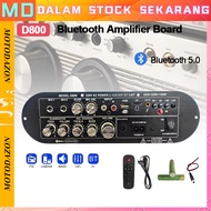 【Garansi 1 tahun】D800 Amplifier Bluetooth Digital Amplifier Board Stereo Heavy Bass Adjustment Profe