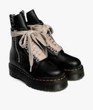 Rick Owens DRKSHDW  Quad Sole Jumbo Lace Boots x Dr. Martens - Black