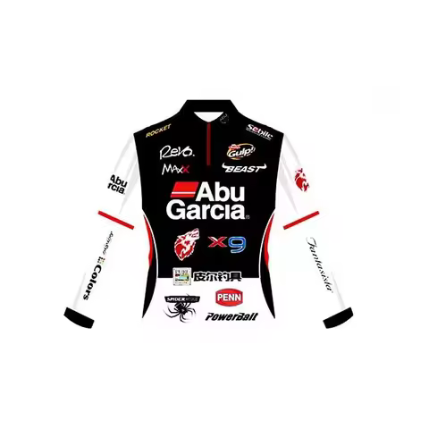 Fishing Shirt For Abu Garcia Quick Dry UV Protection Men Long Sleeve Outdoor Sport Jersey Breathable