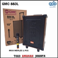 SPEAKER GMC 883L SPEAKER PORTABLE BLUETOOTH UKURAN 10 INCH