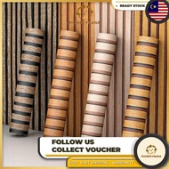 10M*45CM Fluted Panel Wallpaper PVC  Self Adhesive Wall Decoration Wood Panel Background Sticker
