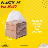 PE Plastic for Box 30x30 cm Clear Plastic Bag