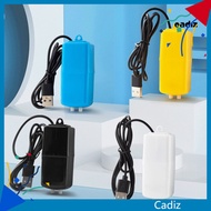 CAD* 1 Set Oxygen Pump Dual Tube Design Mini Aquarium Air Pump Kit Ultra-Quiet USB Charging Pump for Fish Tank