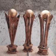 Piala Kayu /Piala sepak bola/piala estetik