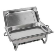 CHAFING DISH 2 sekat stainless 11 liter / chafing dish 11 liter 2 sekat / tempat makan set prasmanan
