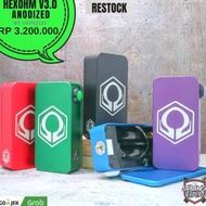 HEXOHM V3 POLOS GARANSI VAPEZOO MOD ONLY FREE KAOS + LIQUID + KAWAT Best Seller