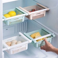 Refrigerator Invisible Drawer Storage for Home Use Drain Basket Retractable Partition Crisper Egg Fruit Storage Artifact