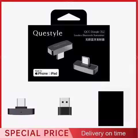 Questyle QCC Dongle Pro LDAC Lossless Bluetooth 5.4 Transmitter Supports Snapdragon Sound with AptX