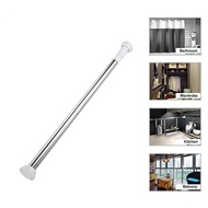 70-120cm Tension Rod Curtain Shower Adjustable Rod Spring Tension Easy Installation