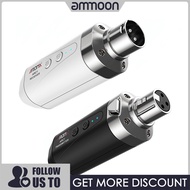 [ammoon]【Ready Stock】Aroma ARC1ไมโครโฟนระบบส่งสัญญาณไร้สาย (Transsster &amp; Receiver) 4ช่องสัญญาณสูงสุด35Mระยะที่มีผลการเชื่อมต่อXLR