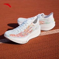 ANTA Women C202 G9 Carbon Plate Running Shoes 1225B5573-1 -White/Red/Green (Kasut Larian Perempuan)