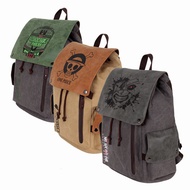 Outdoor Backpack Outdoor Backpack Outdoor Canvas Backpack Wear-Resistant Computer Bag 47cm School Ba