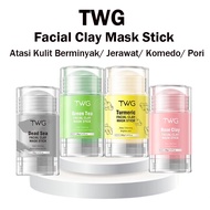 New Import - TWG Meidian Green Mask Stick 100% Original Green Tea Facial Mask Nose &amp; Face Blackhead Cleanser