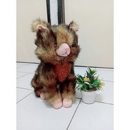 Angora Cat Doll with Thick Fur Similar to Real Cat Size L SNI Height 45cm