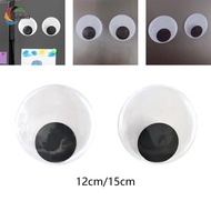 chulisia Wiggly Eyes Self Black 3D Effect Decoration Stick Moving Eyes Glue Eyes for Refrigerator Ar