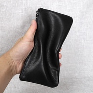 Men's and Women's Leather Wallet - Premium Long Leather Wallet with Wide Compartments, Easy to Carry