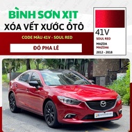 Sơn Xịt Xóa Vết Xước Cho Xe MAZDA 6 Màu ĐỎ PHA LÊ code 41V - SOUL RED Chính Hãng OH PAINT Chất Lượng