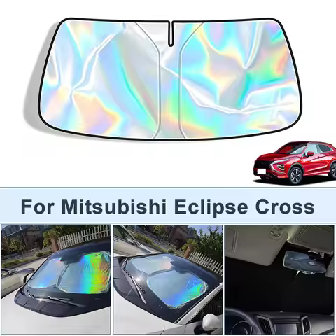 Foldable Front Windshield Sun Shade For Mitsubishi Eclipse Cross UV Reflective Sun Protection Cover 