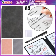 Reusable Whiteboard Notebook Set Leather Memo Pad Weekly Planner With Whiteboard Pen Erasing Cloth