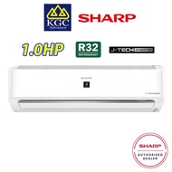 Sharp 1.0HP AIoT J- Tech Inverter Plasmacluster Air Conditioner AHXP10YHD