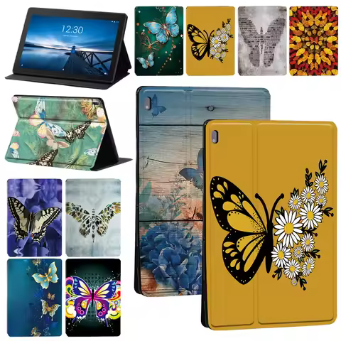 For Lenovo Tab E10 TB-X104F/Tab M10 X605F X505F/Tab M10 PLUS X606F X Tablet Case Leather Stand Cover