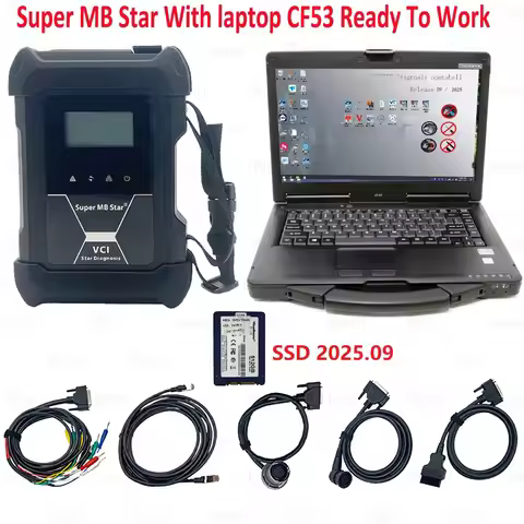 1:1 Super MB STAR DOIP For XENTRY VCI For Mercedes Automotive Truck Diagnostic optional With laptop 