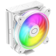 Hyper 212 Halo White CPU Air Cooler, 120 Halo² PWM Fan, Dual Loop ARGB, Aluminum Top Cover, 4 Copper
