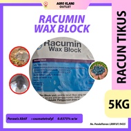 Bayer Racumin Wax Block 5kg Racun Tikus Coumatetralyl 0.0375% Hapus Tikus Rumah, Gudang & Ladang