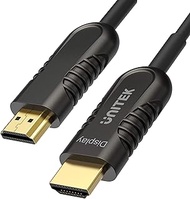 UNITEK Ultra Pro Y-C1030BK Fibre Optic HDMI 2.0 Cable / 20 Metres/HDR/Full HD / 2K / 4K 60Hz / 3D Et