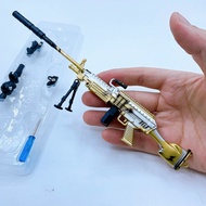 Mô hình lắp ráp kim loại đồ chơi PUBG M249 Million Volts giá rẻ dài 20cm có thể tháo rời [Tặng kèm g