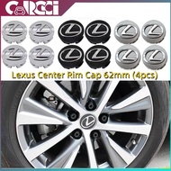 4pcs For Lexus Wheel Center Hub Cap 62mm Wheel Badge Cover Fits Lexus RX270 RX300 ES240 ES350 IS250 