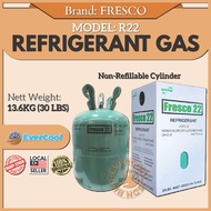 Refrigerant gas for air-conditioning/ Gas untuk aircond brand JH R22/Fresco R22/Acson R22/Hyfron R22