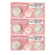[SG] [6 Pieces] SUNCOM AG6 SR920SW LR920 371 Alkaline Button Battery
