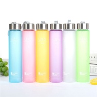 Sports Transparent Water Bottle 280ml Gym Travel Clear Leakproof Drinking Bottle Frosted Bottle Drinking Cup