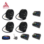 QSMotor QS273 8000W 50H V3 Hub Motor Kit 96V 4WD Electric Car Conversion with Fardriver ND96850 Cont