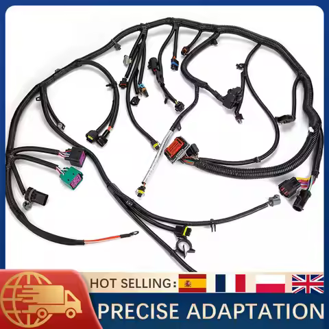 Engine Wiring Harness 5C3Z-12B637-BA For Ford Super Duty F250 F350 F450 F550 2005-2007 6.0L Diesel R