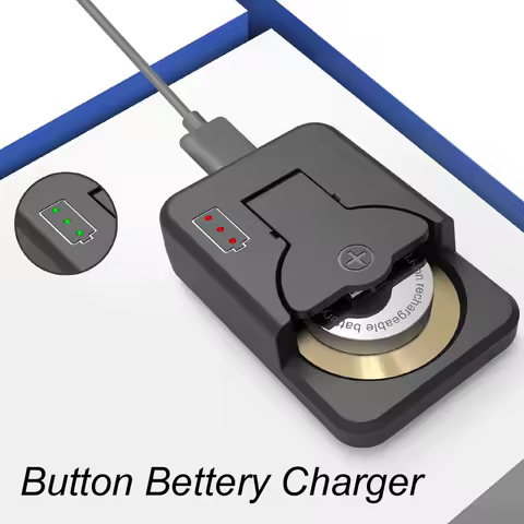 USB TYPE-C Charger For Button Bettery Rechargeable 3.6V Lithium LIR2032 LIR2450 LIR2477 LIR/2430/202