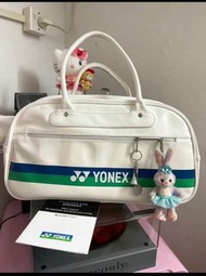 YONEX尤尼克斯75週年限量款羽毛球包｜白色手提設計｜超大容量｜Outlet原廠正品