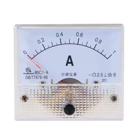 1 PCS 85C1-A Analog Current Panel Meter DC Ammeter for Circuit Testing Ampere Tester Gauge