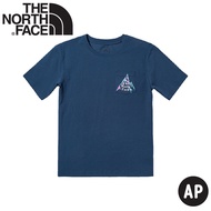 [The North Face Men's Short-Sleeved Cotton T-Shirt AP < Indigo >] 81MV/Pure Yamagata Printed Pocket 