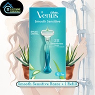 GILLETTE VENUS Smooth Sensitive Razor & 2/4s Refill