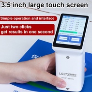 เครื่องวัดสี LS172 45/0พร้อมหน้าจอสัมผัสดิจิตอลแบบพกพาเครื่องจับคู่สีดิจิตอล CIE Lab Colorimeter เคร