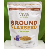 Viva Naturals Ground Flax seed Organic flaxseed powder 425g - imported goods