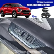 Mitsubishi Xforce (2025-Present) 4PCS Carbon Fiber Window Switch Panel Cover for Xforce 2025 2026 ca